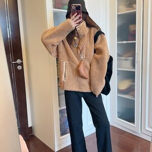 Brown Acne Studios Zip Up